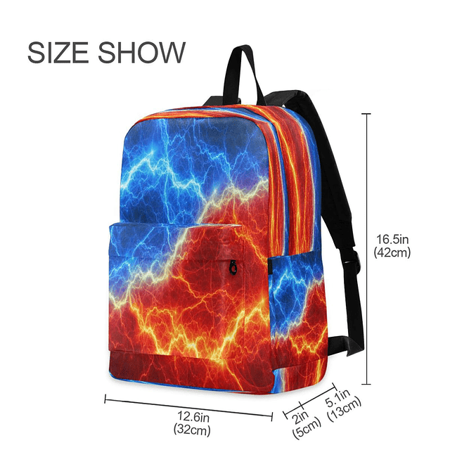 Mochila Lightning para niños y niñas de 5 a 19 años