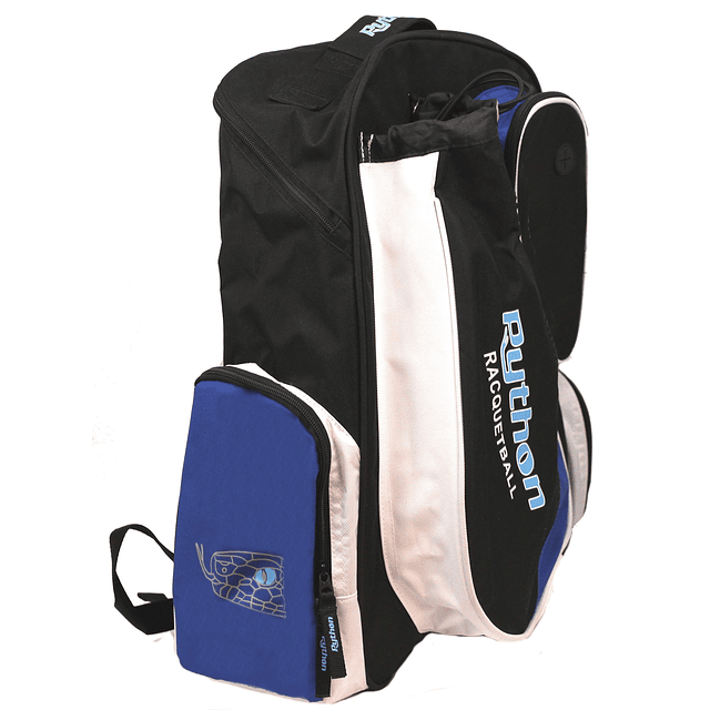 Bolsa de raquetbol Python Deluxe Mochila negro/azul