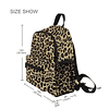 Mochila escolar para niños con diseño de guepardo de leopard