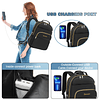 Mochila para computadora portátil para mujer, mochila para c