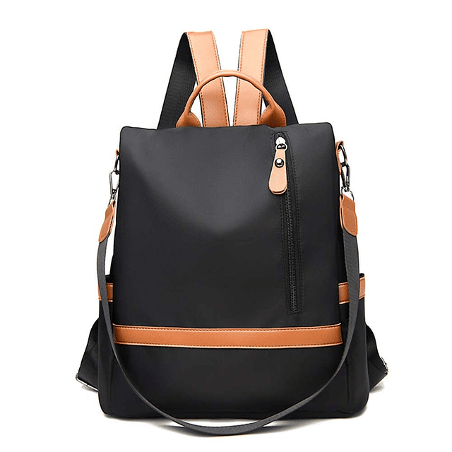 Mochila Monedero, Mochila antirrobo para Mujer Mochila Negra