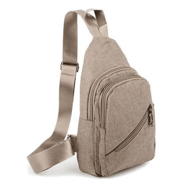 Bolso bandolera pequeño con correa ajustable para hombres y