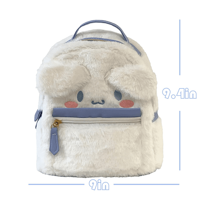 Mochila de felpa de anime, bolsa de felpa de dibujos animado