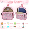 Mochila de unicornio para niñas, linda mochila para niños pe