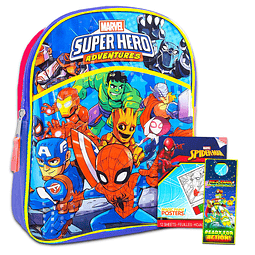 Mini mochila Super Hero Adventures: paquete de 3 piezas con