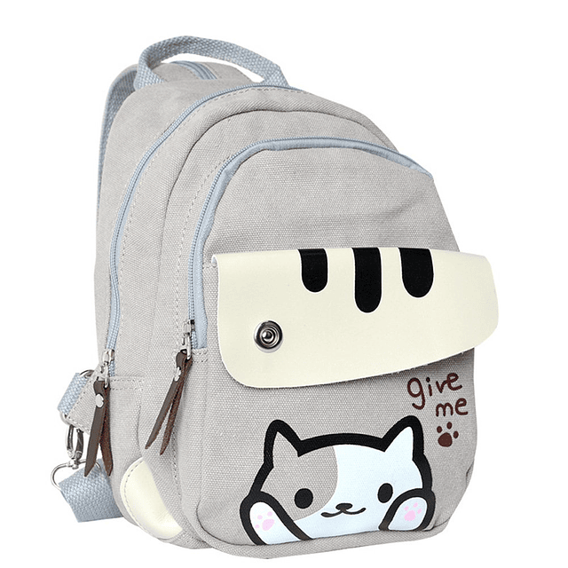 Mochila de hombro multifuncional de anime Mochila de gato de