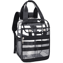 Mochila transparente Mochila transparente de PVC resistente,