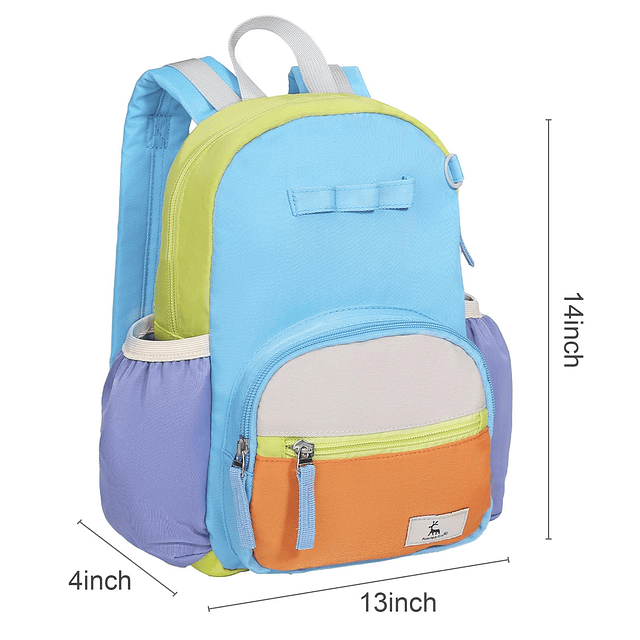 Mochila preescolar para niños pequeños con correa para el pe