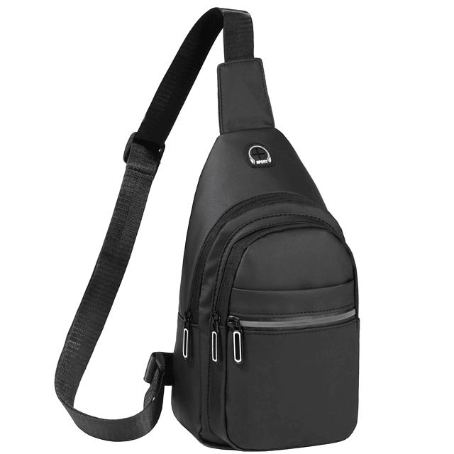 Mochila pequeña con bandolera para hombres y mujeres, bolsa