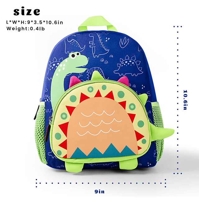 Mini mochila para niños y niñas de 2 a 4 niños, mochilas pre