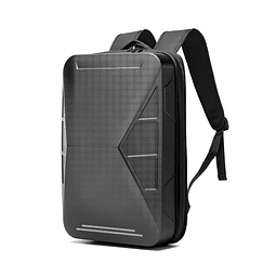 Mochila rígida para hombres, portátil de viaje 13-17,3 para