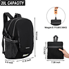 Mochila plegable ultraligera de 20 L, mochila resistente al