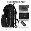 | Mochila para computadora portátil con puerto de carga USB