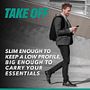 TAKE OFF Slim Pack, Mochila elegante y delgada, Mochila para