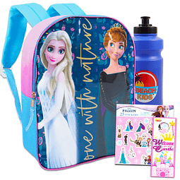 Mochila Frozen para niñas - Paquete de mochila Frozen de 15,