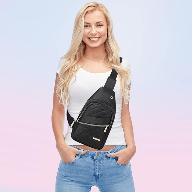 Bolso bandolera pequeño para mujer, mochila bandolera para e