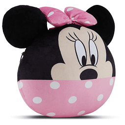 Mochila Minnie Mouse Squishee Pillow - Minnie y Mickey Mouse