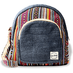 Mochila Mini Boho Azul