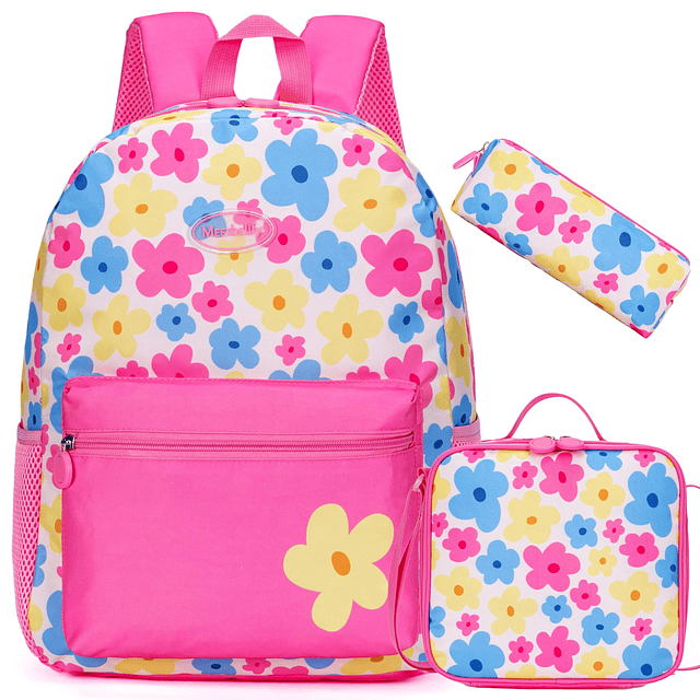 Mochilas para niñas mochilas escolares con lonchera estuche