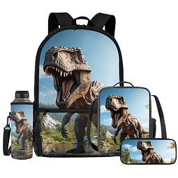 Mochila de dinosaurio para niños para mochila de escuela pri