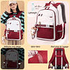 Mochila para niñas para estudiantes de secundaria, mochila p