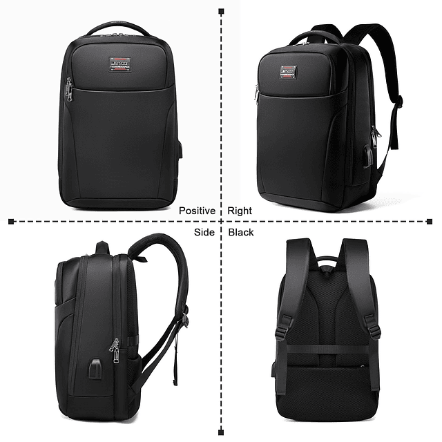 Mochila de negocios elegante, mochila para computadora portá