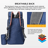 Mochila plegable portátil, bolsa de montañismo plegable, moc