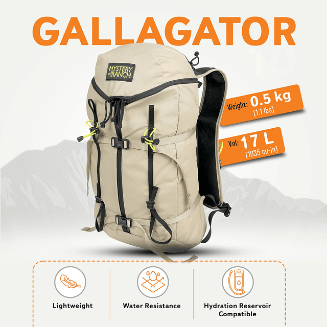 Gallagator 20 Daypack - Bolsa de viaje a mochila de senderis