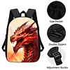 Mochila para niños Cool Fire Dragon Mochila para niños, niña