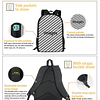 Mochila escolar Galaxy Wolf para niños de 6-8/8-10 años, bol