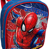 Mini mochila Spider-Man Toddle Boy de 12 pulgadas azul-rojo