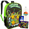 Juego de mochila – Paquete con mochila TMNT de 16” para niño