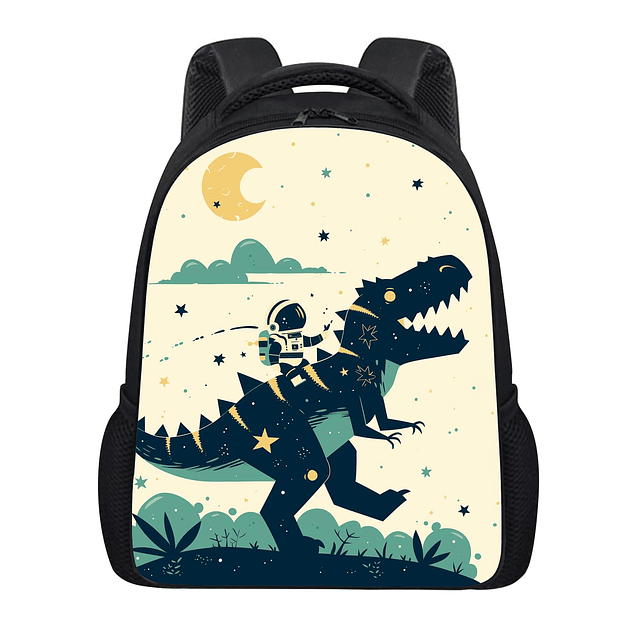 Linda mochila de dinosaurio para niños y niñas, mochila esco