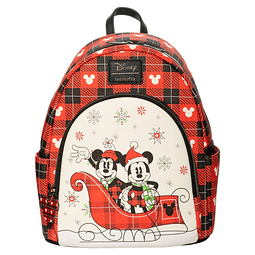 Mini mochila con doble correa para mujer Disney Holiday Mick