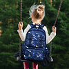 Mochila Galaxy para niños y niñas, mochila de escuela secund