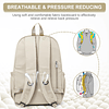 Mochila informal para ordenador portátil para mujeres, hombr