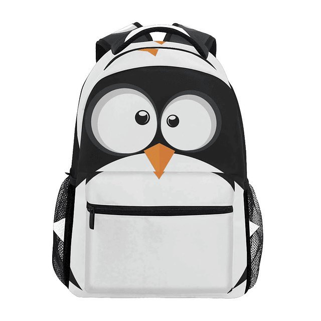 Mochila escolar lindo pingüino librero para niños niñas adol