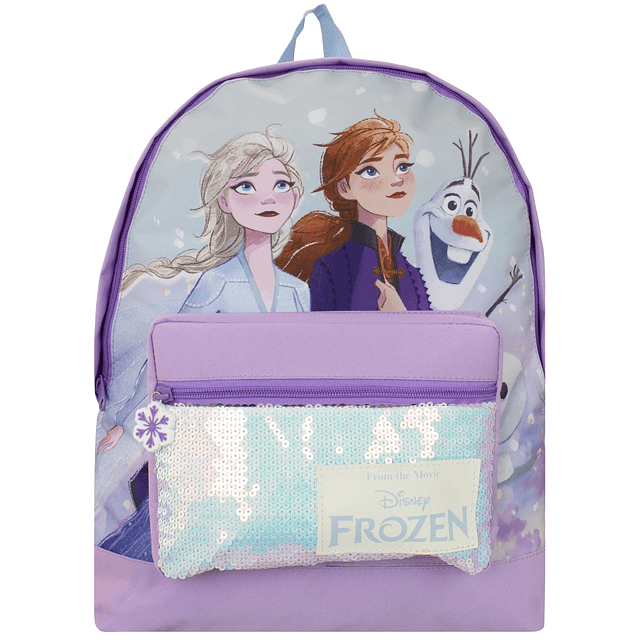 Mochila Infantil Morada Frozen