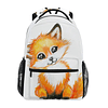 Mochila grande con estampado de animales de Little Fox, pers