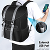 Mochila para computadora portátil para hombres y mujeres, mo