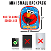 Juego de mini mochila Elmo para niños preescolares, paquete