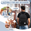 Mochila para hombres y mujeres, mochila escolar resistente a