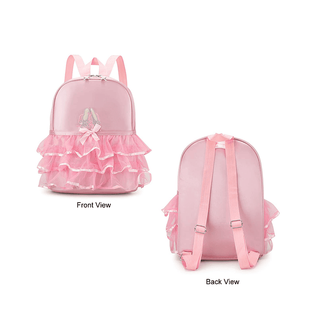 Linda mochila de baile de ballet, vestido de tutú, bolsa de