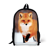 Mochila, Patrón Animal De Zorro 3D para Niños De 6 A 15 Años