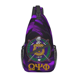 Psi Phi Sling Bag Crossbody Viaje Senderismo Pecho Mochila H