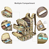 Mochila militar táctica para hombre, mochila militar imperme