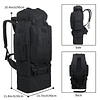 Mochila táctica militar de 100L para acampar y senderismo, m