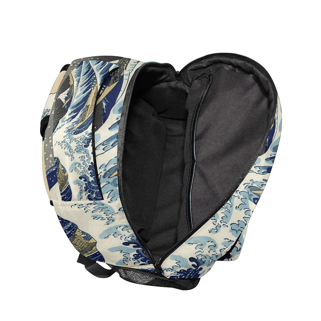 Mochila escolar Great Wave Kanagawa Bookbag Mochila de viaje