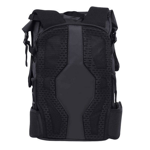 Man Road Trip Terrain Mochila Reciclada 25L, Negro, Talla Ún