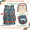 Mochila para ordenador portátil con diseño de animales, resi